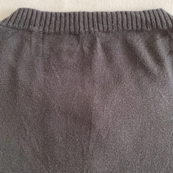 Loy and Ford Cashmere Silk button front sleeveless sweater vest beaded sequin 10 - Picture 7 of 12